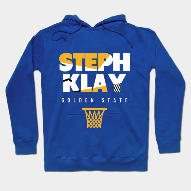 Retro Style Golden State Duo Hoodie by funandgames